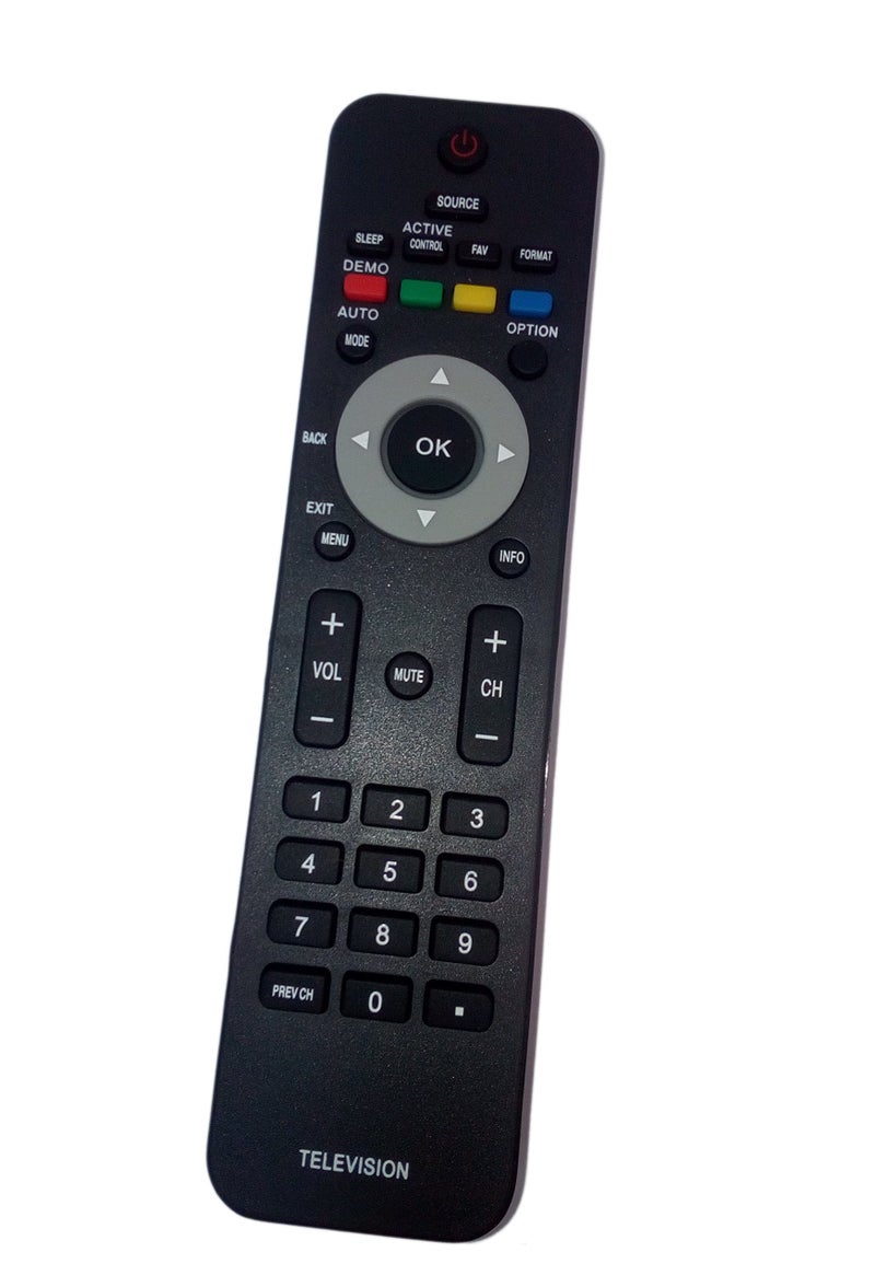 JustFine Replaced Remote Control Compatible for Philips 15MF237 26PFL5322D/37 32PFL5332D/37E 37PFL7332D37 42MF438B/27 42TA648BXF7 50PFP5342D/37 47PFL5603D/27E TV - Image 1